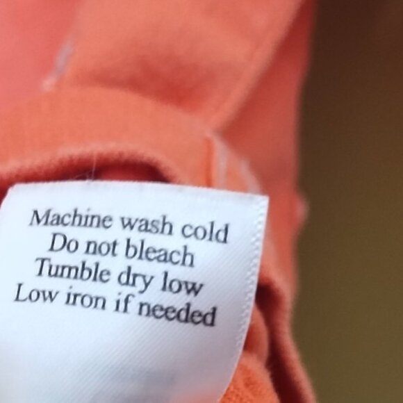 VTG Y2K Coldwater Creek Fitted 3/4 Sleeve 3-Button Cotton Jacket Sz 4 Boho Coral - Picture 6 of 7